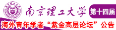 大黑驴吊操逼南京理工大学第十四届海外青年学者紫金论坛诚邀海内外英才！